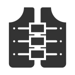 Holiday Life Jacket Tourism SVG Icon